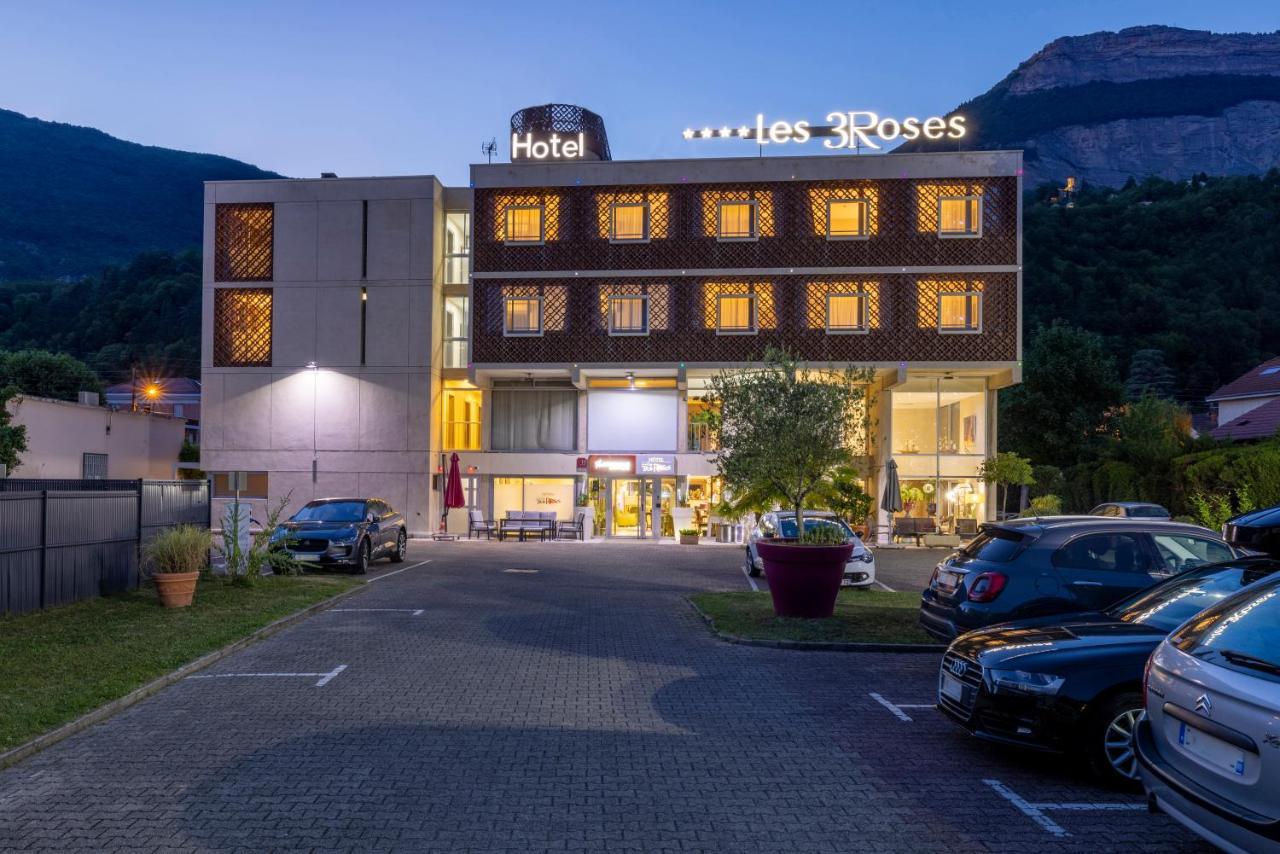Hotel Les Trois Roses, Meylan Grenoble Exterior photo